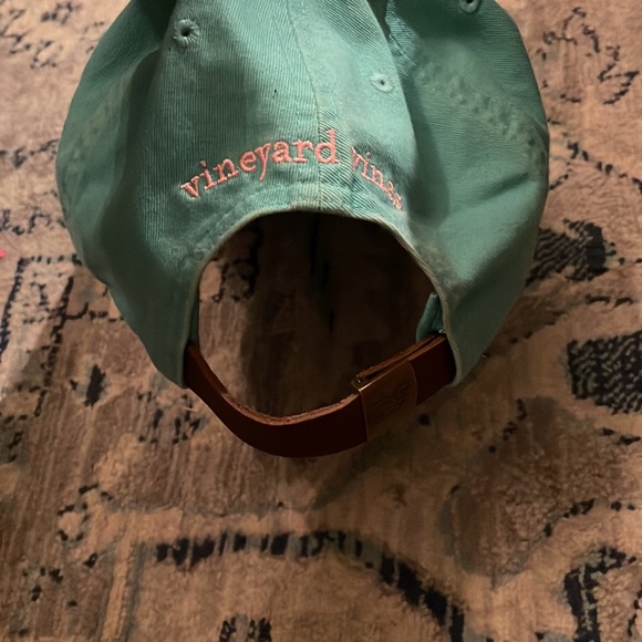 Vineyard vines tropical print palm tree hat. - Picture 3 of 3